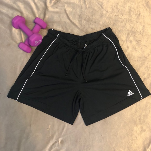 Adidas Black Athletic Shorts - Picture 1 of 2